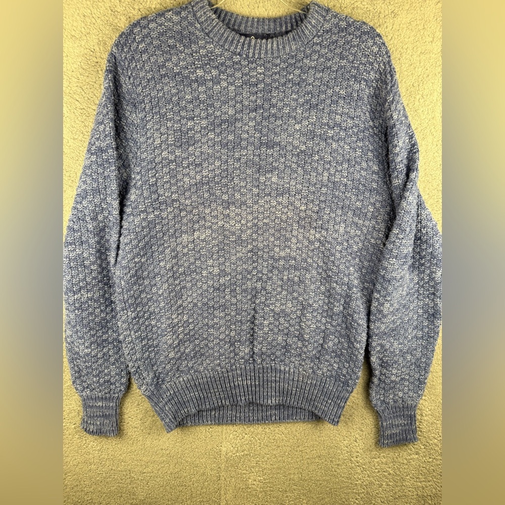 Vintage woolrich cotton sweater/ unisex/large cottagecore